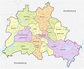 Berlin’s 12 districts and 96 administrative neighborhoods ...