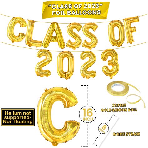Class Of 2023 Graduation Backdrops With 2023 Balloons Congrats Grad