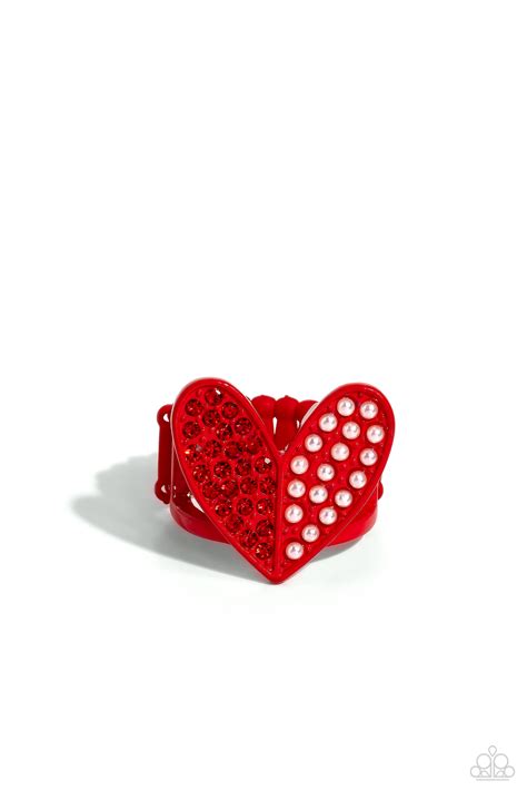 Paparazzi Accessories: Hometown Heart - Red | Paparazzi Accessories