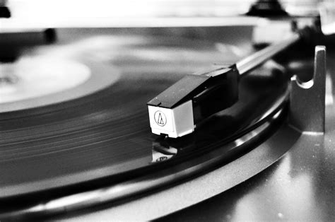 Vinyl Record On Vinyl Player · Free Stock Photo