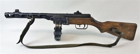 Soviet Ppsh 41 Submachine Gun World War Iifrom J James Auctioneers