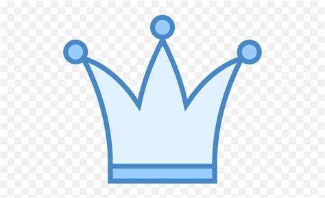 Crown Icon Blue Baby Crown Png Emojicrown Emoji Iphone Free