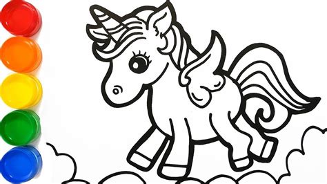 Dibujos De Unicornios Para Colorear Para Niños