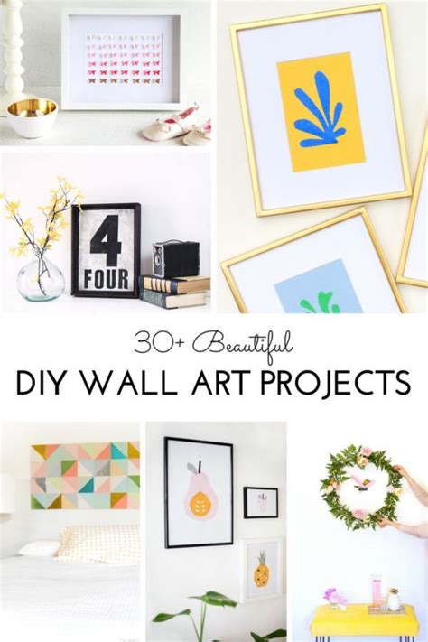 30 Beautiful Diy Wall Art Projects Wife In Progress Diy Wall Art