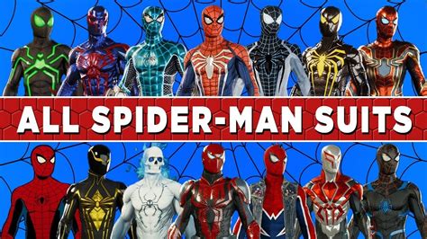 Spider Man Ps4 All Suits This Video Guide Will Help Showcase All Of