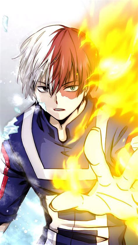 328668 Shoto Todoroki Fire Ice My Hero Academia 4k Phone Hd