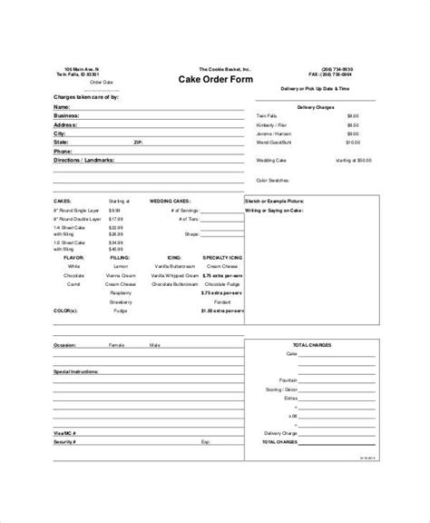 Work order forms are the best way to keep your business organized, whether you are the person requesting or providing a service. FREE 9+ Sample Printable Order Forms in MS Word | PDF