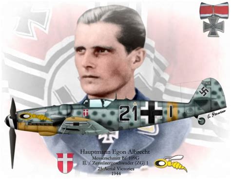 Egon Albrecht Lemke Credited With 25 Victories 23 Of Those Were