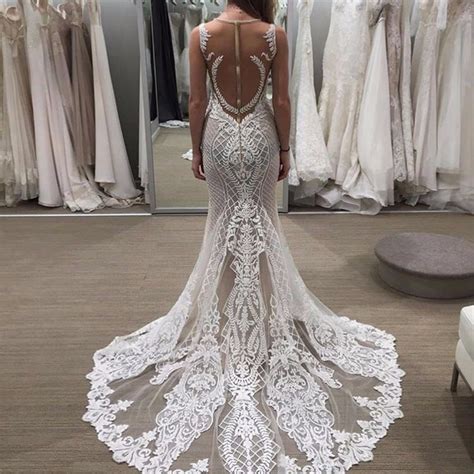 Beautiful backs for boho wedding gowns. Aliexpress.com : Buy New Arrival Sexy Lace Mermaid ...