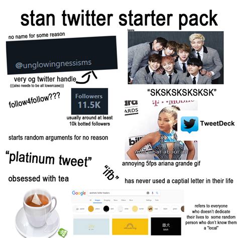 Stan Twitter Starter Pack Rstarterpacks