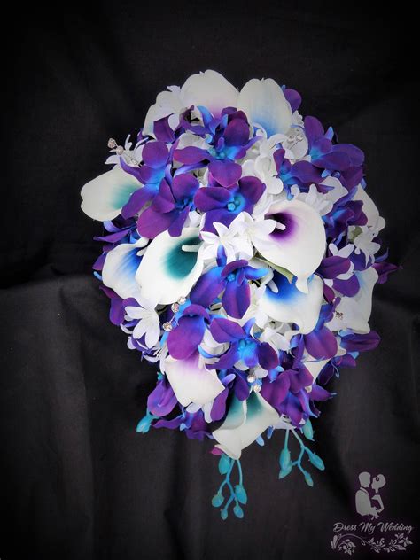 dress my wedding galaxy orchid bridal bouquet