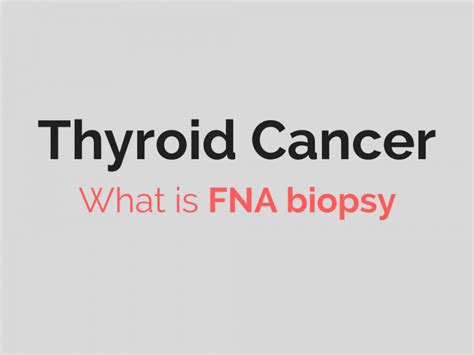 Biopsy Of The Thyroid Gland Thyroid Cancer Diagnosis