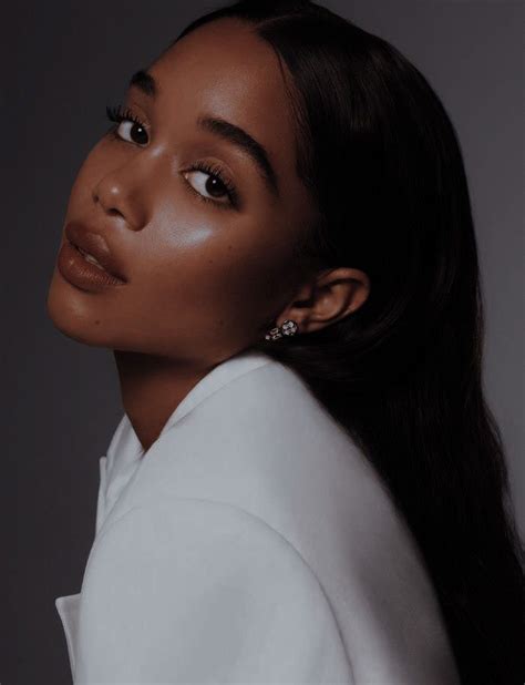 laura harrier in 2021 black girl aesthetic woman face aesthetic women