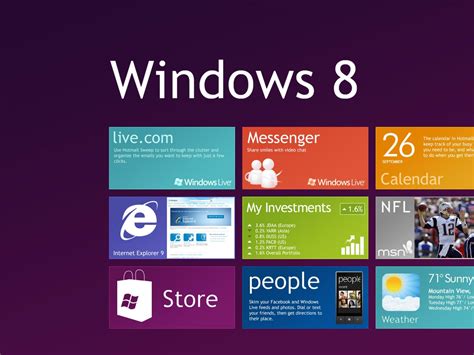 Microsoft Windows 8 Desktop Wallpaper Preview