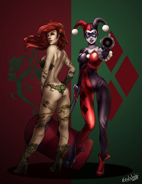 Harley Quinn And Poison Ivy Lesbian Sex Superheroes