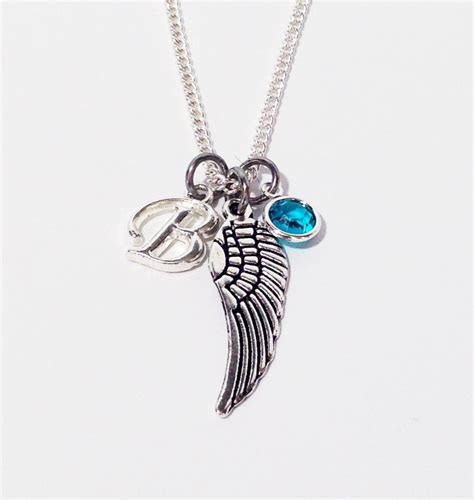 Angel Wing Necklace Memorial Jewelry Memorial Necklace In