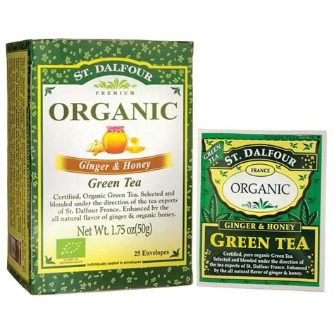St Dalfour Ginger And Honey Green Tea 25 Tea Bags