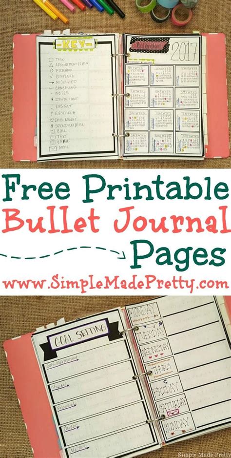These bullet journal pages will help you discover why bullet journaling has become so popular. This free printable bullet journal will save you a ton of ...