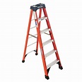 6 ft. Fiberglass Step Ladder with 300 lbs. Load Capacity Type IA Duty ...