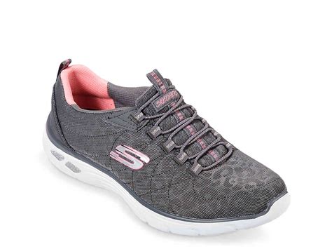 Skechers Relaxed Fit Empire D Lux Spotted Slip On Sneaker Women S Women S Shoes Dsw Skechers