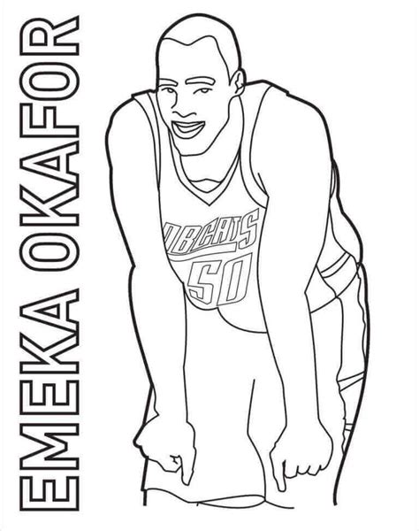 Nba Basketball Players Coloring Pages