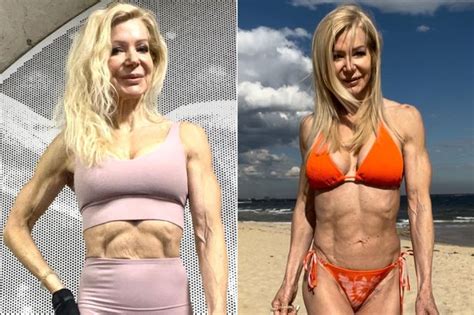 Fit Gran Lesley Maxwell Flaunts Ripped Abs In Bikini Snap Daily Star My XXX Hot Girl