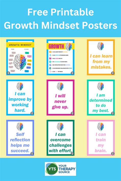 Printable Growth Mindset Posters Free For Your Classroom Your