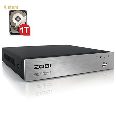 Zosi Hd Tvi 1080p Lite Video Dvr Standalone H264 Recording Network