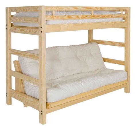Measuring 81 in length as well as 55 wide and 66 in height, it will look great. Liberty Futon Bunk - Solid Wood, Super Strong, USA Sale ...
