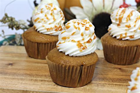 Salted Caramel Pumpkin Cupcakes From Gate To Plate