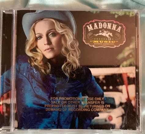 Madonna Music Promo Cd 2000 Borderline Music
