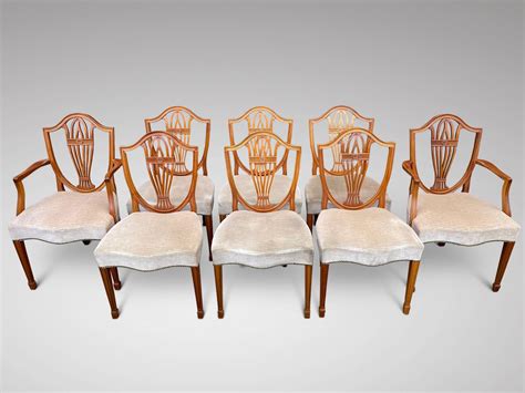 Soldset Of 8 Mahogany Dining Chairs By William Tillman With Provenanc