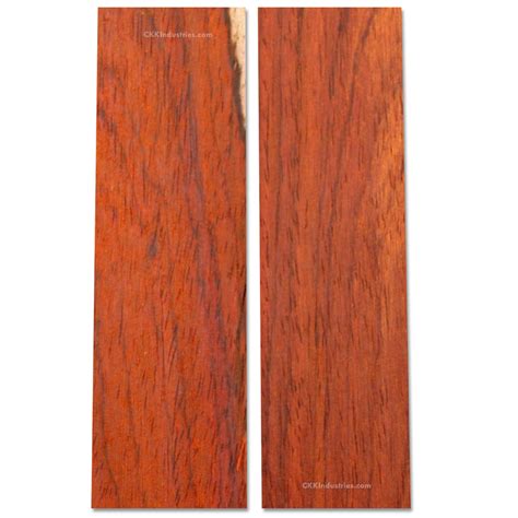 Cocobolo Wood Handle Scale Set Natural 50 X 15 X 025