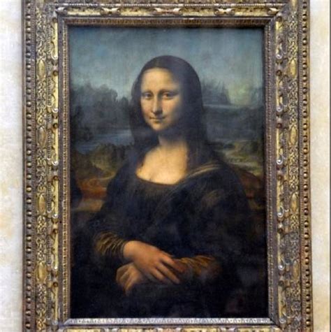 Louvre Museum Paris France The Famous Mona Lisa