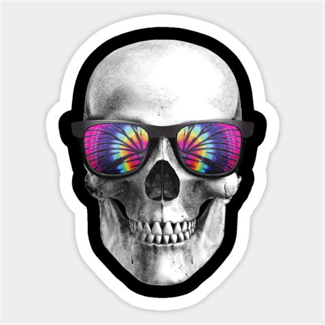 Swag Skull Skull Sticker Teepublic