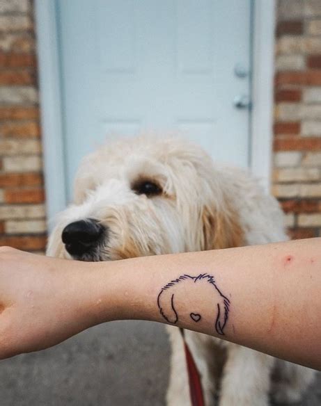 18 Best Goldendoodle Tattoo Ideas The Dogman