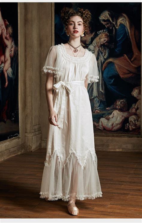 Edwardian Nightgown Robe Victorian Nightgown Victorian Dress Etsy