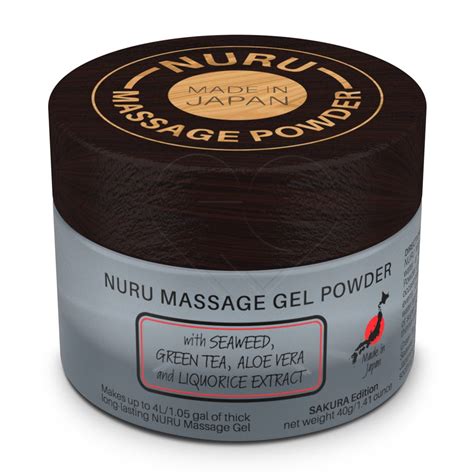 Eroticgel Nuru Massage Gel Powder Sakura Edition G Makes L