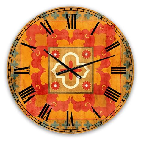 East Urban Home Oversized Moroccan Moroccan Wall Clock And Reviews