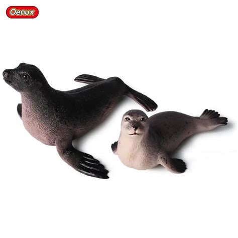 Oenux Sea Life Animals Sea Lion Simulation Seal Action Figures Ocean