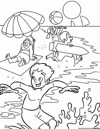 Weather Summer Coloring Pages 123coloringpages