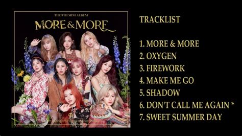 Twice More And More The 9th Mini Album Full Album Tracklist Part 2