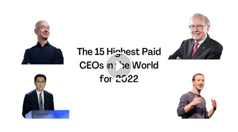 Top 15 Highest Paid Ceos In The World For 2023