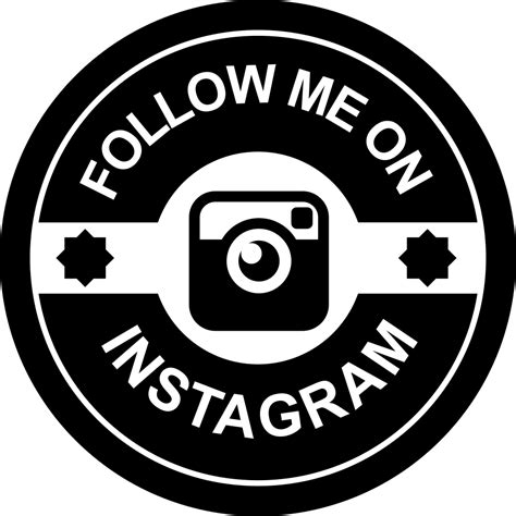 Follow Me On Instagram Retro Badge Svg Png Icon Free Download 24723