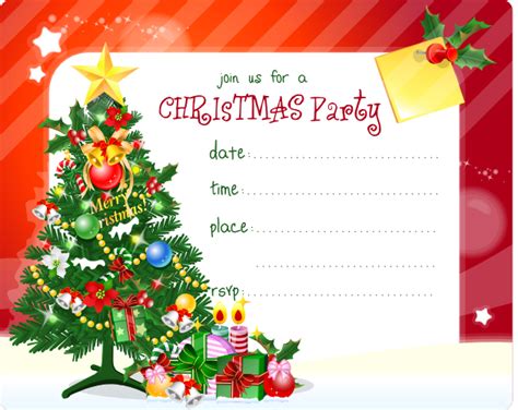 Free Christmas Party Invitation Printable Best T Ideas Blog