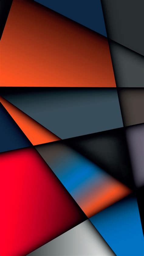 Abstract Multicolor Geometry Shape Iphone Wallpapers Free Download