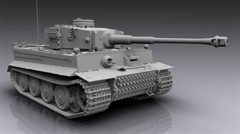 Pzkpfw Vi Ausfh Tiger I Sub D Modeling — Polycount