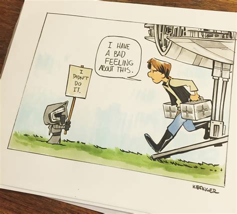 Disney Illustrator Combines Star Wars And Calvin Hobbes And The