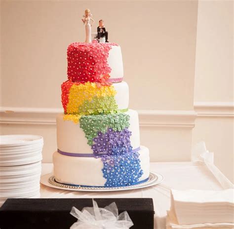 27 Gorgeous Wedding Cakes That Are Almost Too Pretty To Eat Rainbow