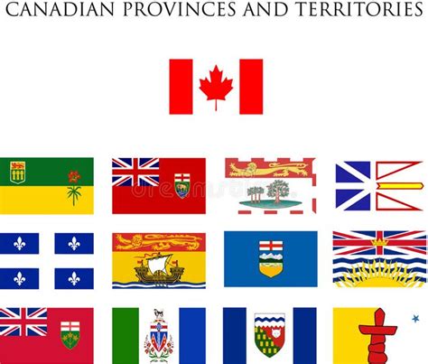 The Canadian Provincial And Territory Flags